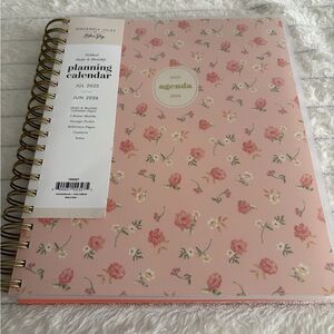 Sincerely Jules Blue Sky Planner | Tabbed Daily & Monthly | Jul 2025 - Jun 2026